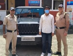 मोतीचूर फ्लाईओवर पर बस चालक को थार से कुचलने का प्रयास, आरोपी गिरफ्तार